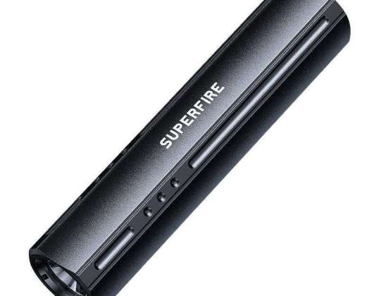 Superfire S32 lukturītis, 300lm, USB-C