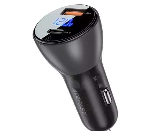 Acefast car charger 63W USB Type-C / USB, PD3.0, PPS, QC3.0,