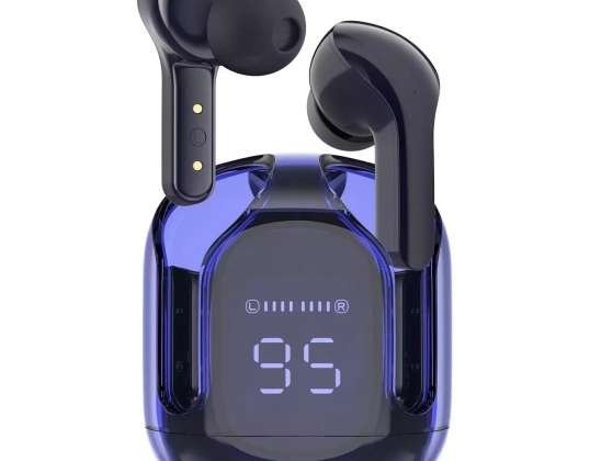 Acefast TWS Bluetooth bezdrôtové slúchadlá do uší modré (T6