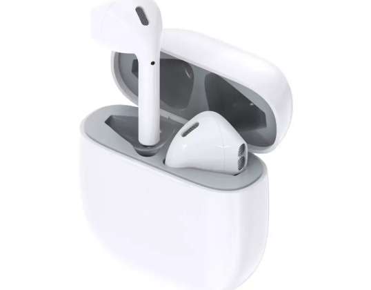 Choetech TWS Bluetooth 5.0 Bezdrátová sluchátka do uší bílá (BH-T