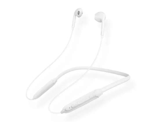 Dudao магнитно засмукване в ухото безжични Bluetooth слушалки бели