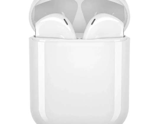 WK Design TWS Wireless Bluetooth In-ear Cuffie Bianco (T3 con