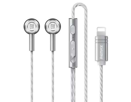Remax Wired Metal In-ear Headphones with League Volume Remote