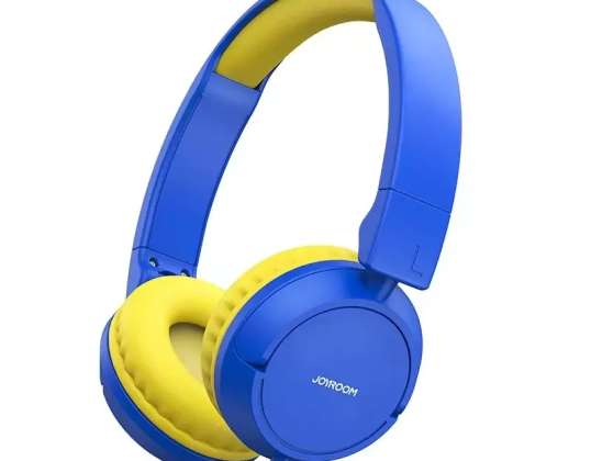 Joyroom nauszne słuchawki 3 5mm mini jack dla dzieci dziecięce niebies