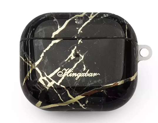 Kingxbar Marble Pods -kotelo AirPods 3 -marmorikotelon kannelle
