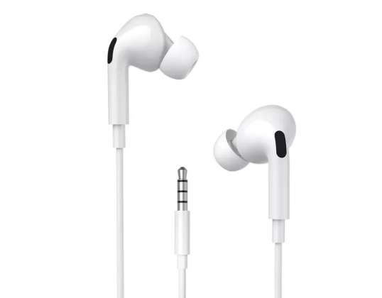 WK Design Wired In-ear Headphones 3.5mm Mini Jack White (Y31
