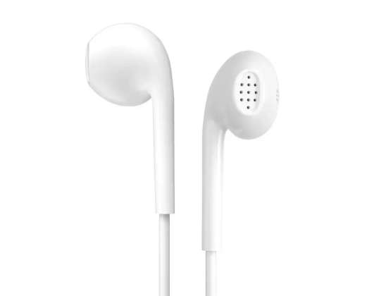 WK Design langalliset USB Type-C In-ear -kuulokkeet valkoinen (Y12