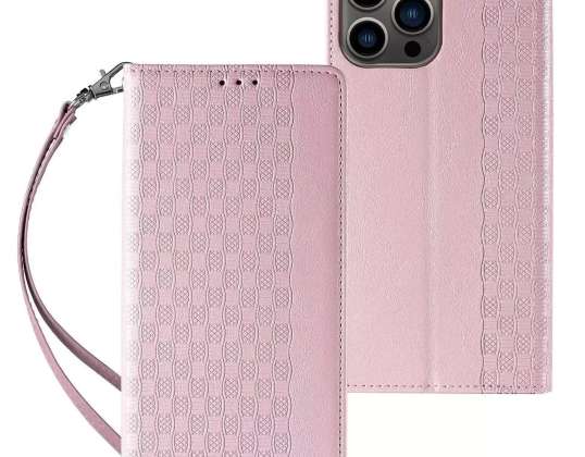 Puzdro na magnetický remienok pre iPhone 13 Pro Puzdro na peňaženku + mini šnúrka