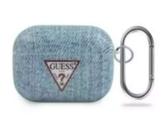 Guess GUACAPTPUJULLB AirPods Pro cover blauw / lichtblauw Jeans Coll
