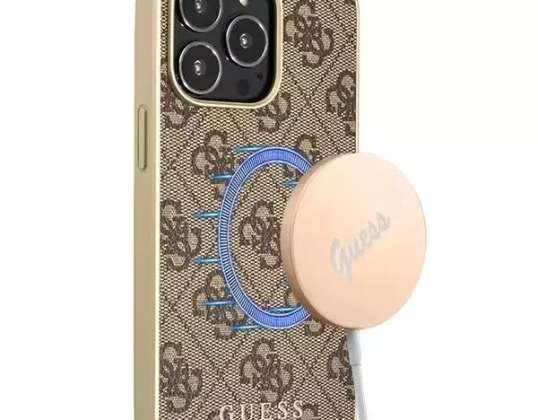 Guess GUHMP13LG4GB iPhone 13 Pro / 13 6 1&quot; brązowy/brown hard case 4G