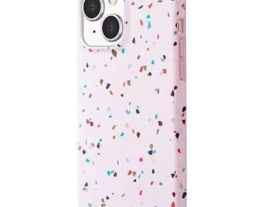 Uniq Cauza Coehl Terrazzo iPhone 13 6,1 "roz / fard de obraz roz