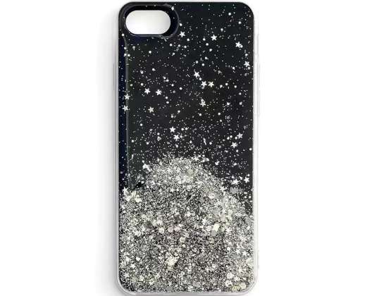 Star Glitter Case for iPhone 13 mini glossy glitter both