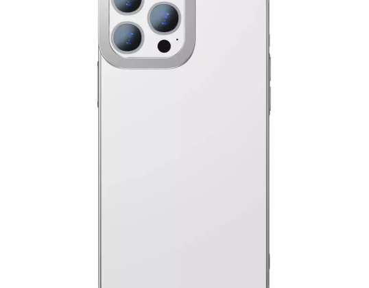 "Baseus" blizgantis dėklas skaidrus dėklas "iPhone 13 Pro" sidabras