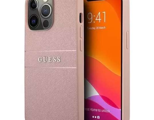 Guess GUHCP13LPSASBPI iPhone 13 Pro / 13 6,1" pink/pink hardcase Saf