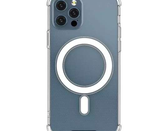 Прозорий магнітний чохол MagSafe Armored Gel Elastic Case для iPhone