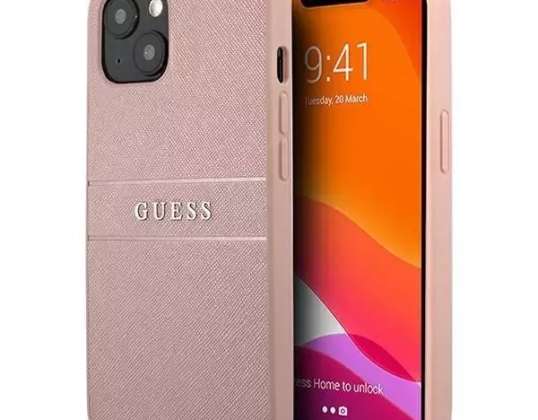 Ghici GUHCP13SPSASBPI iPhone 13 mini 5,4 "roz / roz hardcase Saffian