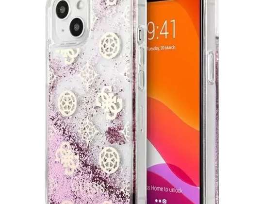 Μαντέψτε GUHCP13MLGPEPI iPhone 13 6,1" ροζ/ροζ σκληρή θήκη Peony Liquid