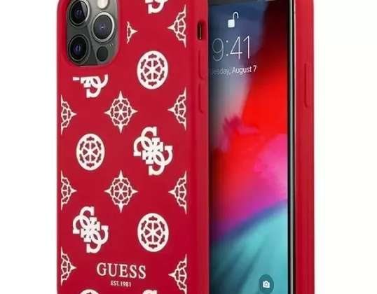 Guess GUHCP12LLSPEWRE iPhone 12 Pro Max 6,7" custodia rigida rossa / rossa Pe