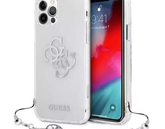 Guess GUHCP12LKS4GSI iPhone 12 Pro Max 6 7&quot; Transparent hardcase 4G Si