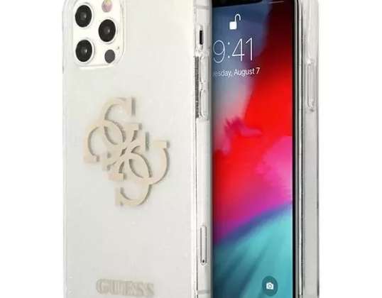 Guess GUHCP12LPCUGL4GTR iPhone 12 Pro Max 6,7" transparent hard case G