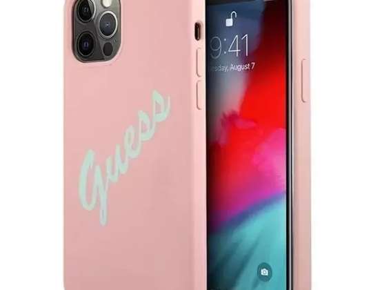 Guess GUHCP12LLSVSPG iPhone 12 Pro Max 6,7" rosa grün/grün pink