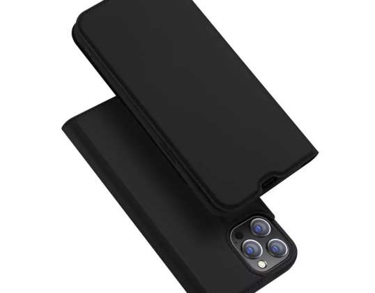 Dux Ducis Skin Pro holster hoesje met flip iPhone 13 Pro zwart