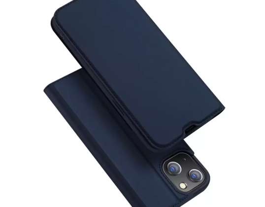 Dux Ducis Skin Pro dėklo dėklas su atverčiama iPhone 13 mėlyna dėklu