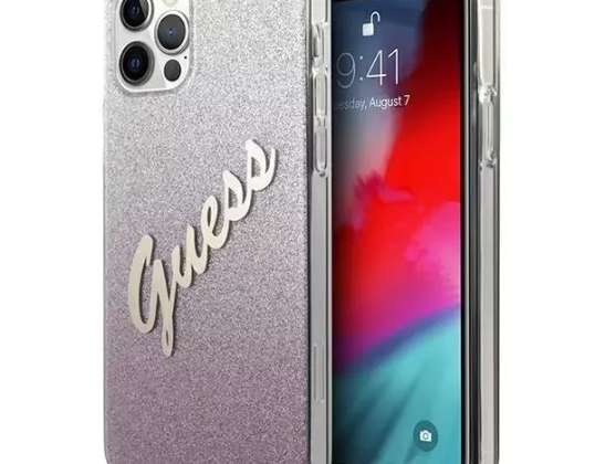 Угадайте GUHCP12LPCUGLSPI iPhone 12 Pro Max 6,7" розовый/розовый жесткий корпус Gli