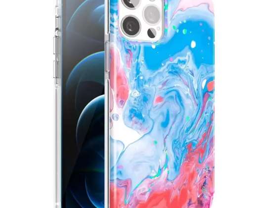 Kingxbar Watercolour Series colorful case for iPhone 12 Pro / iPhone 12