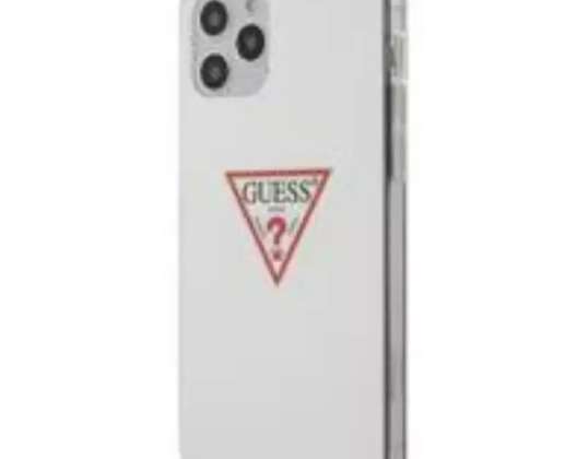 Guess GUHCP12MPCUCTLWH iPhone 12/12 Pro 6,1" weiß/weiß Hardcase Tria