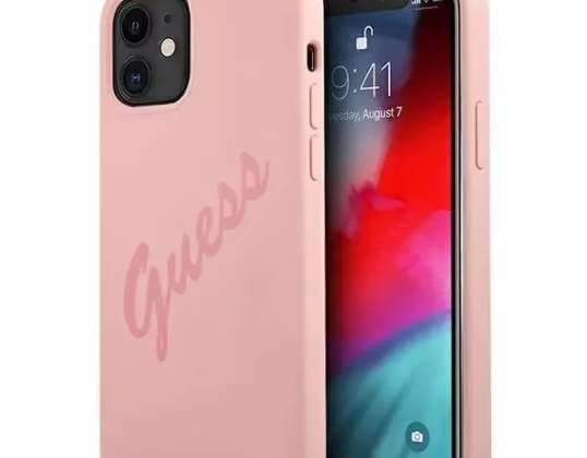 Atspėk GUHCP12SLSVSPI iPhone 12 mini 5,4" rausvos / rožinės spalvos kieto dėklo scenarijus V