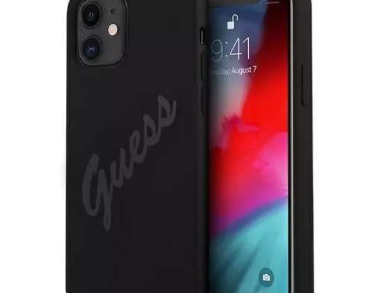 Hádajte GUHCP12SLSVSBK iPhone 12 mini 5,4" čierne/čierne pevné puzdro Skript