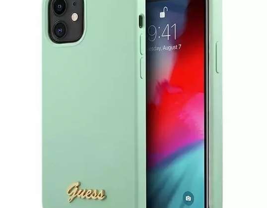Hádajte GUHCP12SLSLMGGN iPhone 12 mini 5,4" zelené/zelené tvrdé puzdro kov