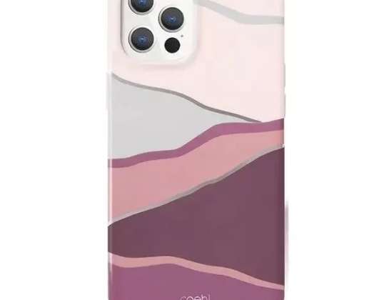 UNIQ Case Coehl Ciel iPhone 12/12 Pro 6,1" roze/zonsondergang roze