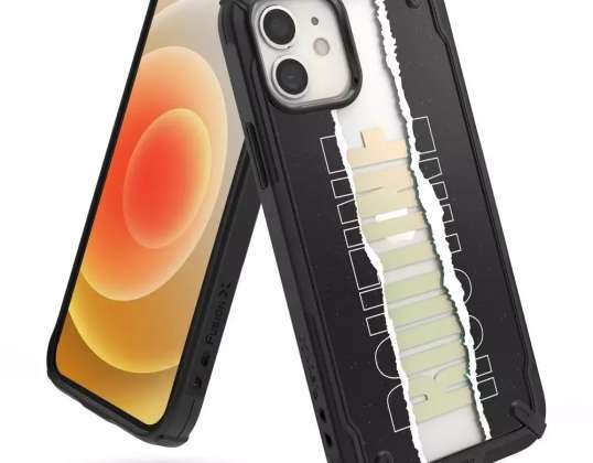 "Ringke Fusion X" dizaino šarvuotas dėklas su rėmeliu "iPhone 12 mini"
