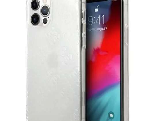 Uzminiet GUHCP12L3D4GTR iPhone 12 Pro Max 6.7" caurspīdīgu cieto korpusu 4G 3D