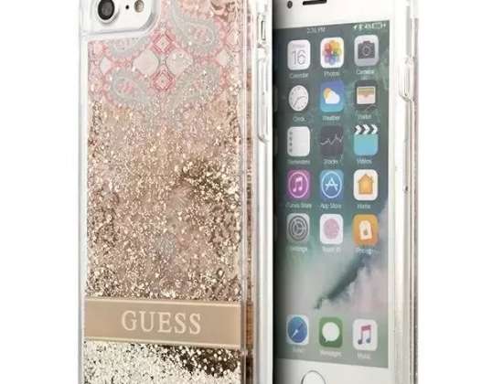 Guess GUHCI8LFLSD iPhone SE 2022 / SE 2020 / 7 / 8 altın / altın hardcase