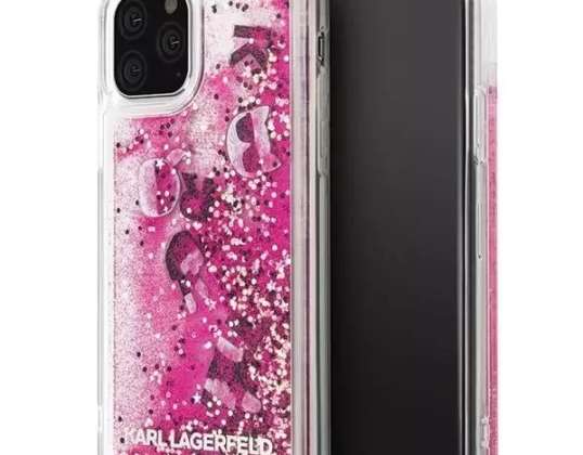 Karlas Lagerfeldas KLHCN58ROPI iPhone 11 Pro rožinis auksas / rožinis auksas kietas ca