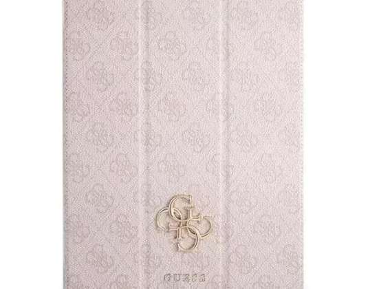 Guess GUIC12G4GFPI iPad 12.9" 2021 Buchcover rosa/pink 4G Collectio