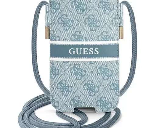 Guess Bag GUPHM4GDBL 6,1" blå/blå hardcase 4G Stripe