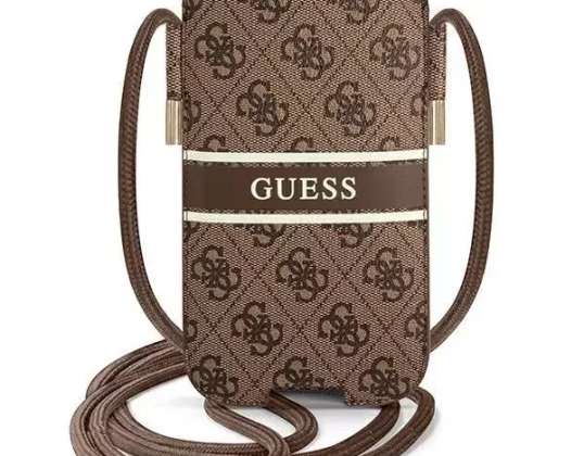 Guess Bag GUPHL4GDBR 6,7" brun/brun hardcase 4G Stripe