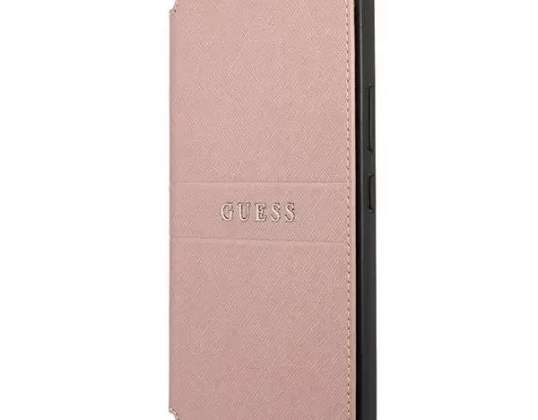 Guess GUBKS22MPSASBPI S22+ S906 pink/pink book Saffiano Stripes