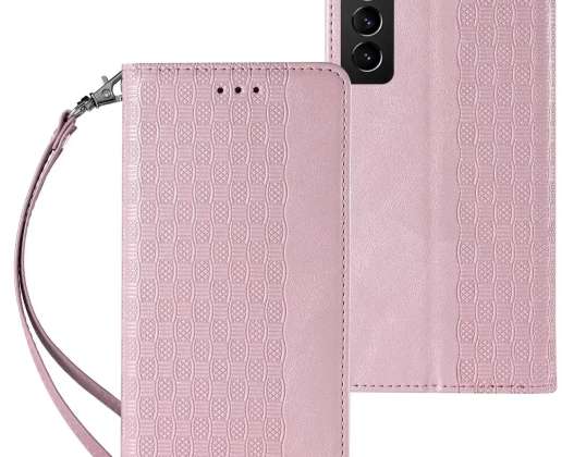 Magnet Strap Case Case para Samsung Galaxy S22 Wallet Case + Mini