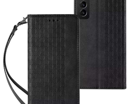 Magneet Strap Case Case voor Samsung Galaxy S22 Wallet Case + Mini