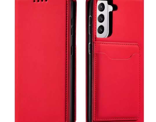 Magneetkaart case case voor Samsung Galaxy S22 + (S22 Plus) poort cover