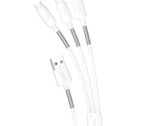 Dudao cable cable 3in1 USB - Lightning / USB Type C / micro USB 1.2m 4