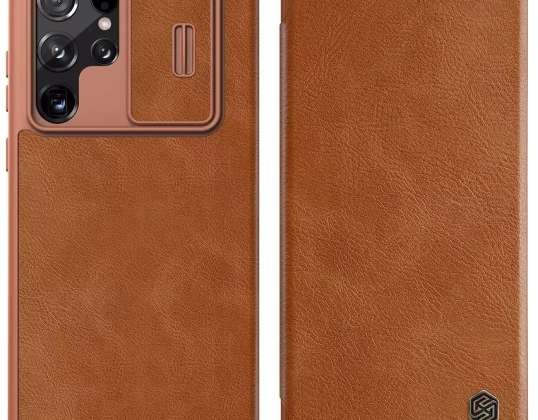 Nillkin Qin Leder Pro Case Case für Samsung Galaxy S22 Ultra Cover n