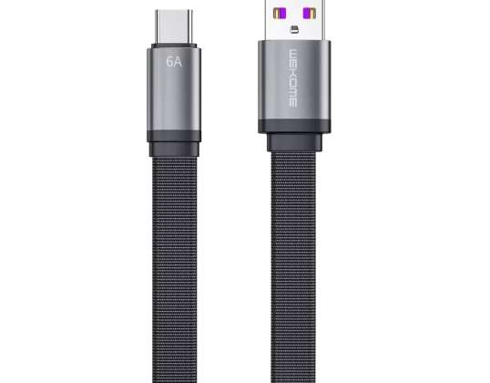 WK Design King Kong 2nd Gen series planas USB a USB Tipo-C cable para szy