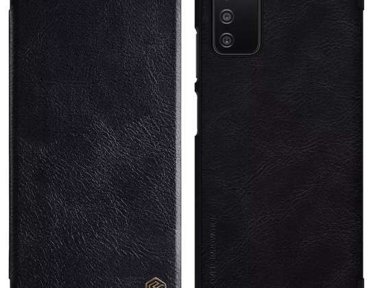 Nillkin Qin deri kılıf Samsung Galaxy A03s siyah