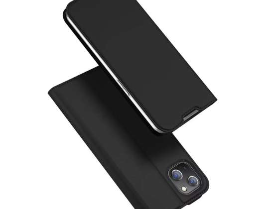 Dux Ducis Skin Pro holster hoesje met flip iPhone 14 Plus zwart